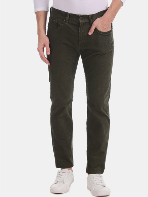 

GAP Men Green Slim Fit Mid-Rise Clean Look Stretchable Jeans