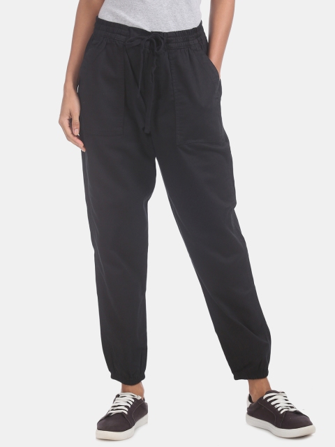 

GAP Women Black Utility Chino Joggers