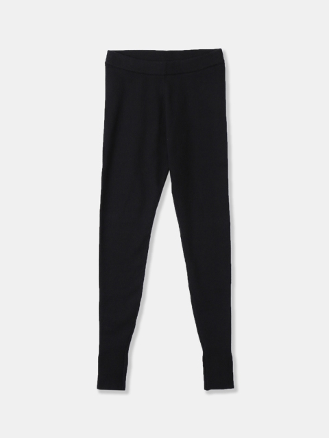 

GAP Girls Black Solid Ankle Length Winter Leggings