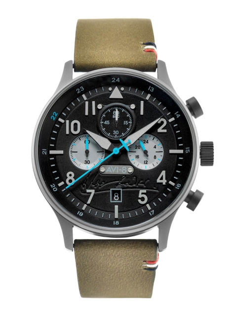 

AVI-8 Women Black Chronograph Watch AV-4072-03