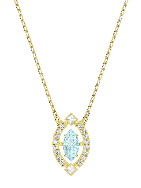 

SWAROVSKI Sparkling Dance Necklace Green Gold-Tone Plated