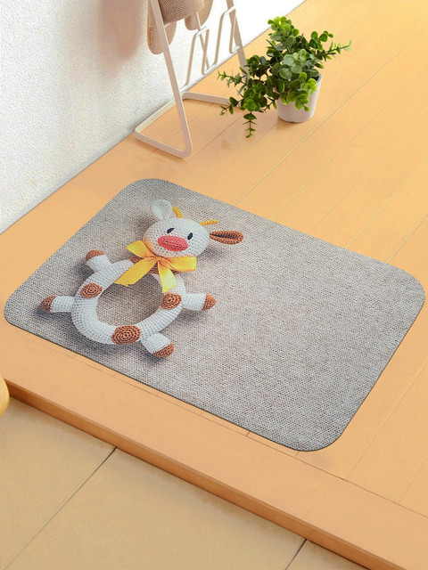 

Status Grey & White 3D Digital Printed Anti-Skid Doormat