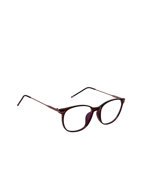 

Cardon Unisex Brown Solid Full Rim Oval Frames EWCD2437CUD8214BRN