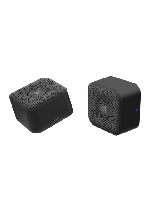 

RAEGR Unisex Set of 2 Black AirDrums 400 TWS Mini Wireless Bluetooth Speaker