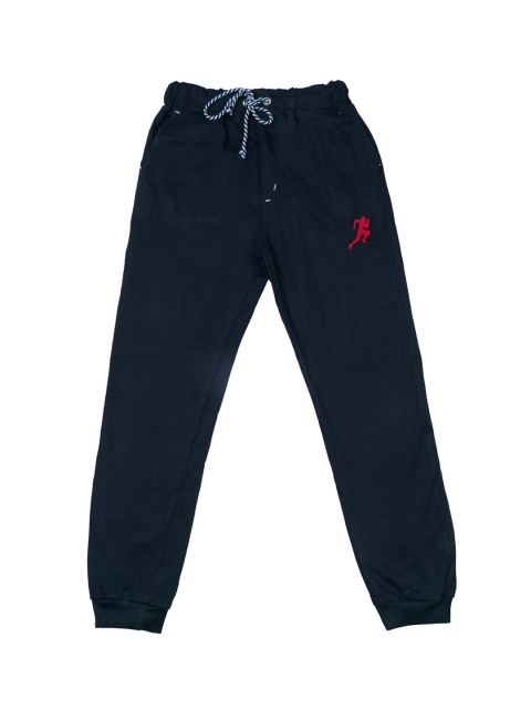 

Todd N Teen Boys Navy Blue Solid Straight-Fit Joggers