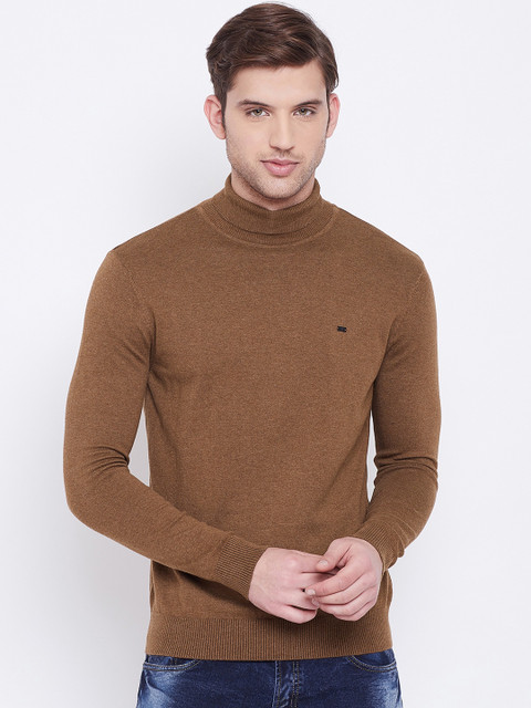 

BLACK BUCK Men Brown Solid Pullover