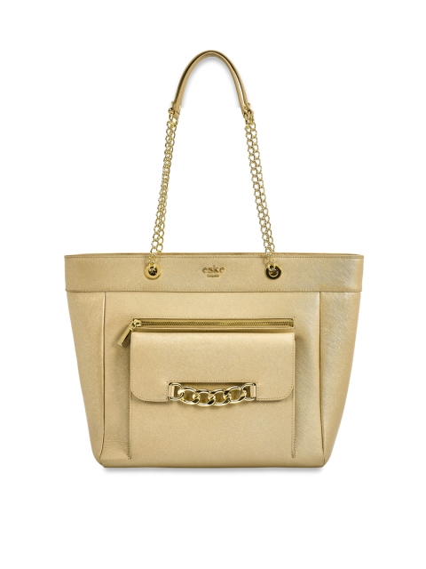 

Eske Gold-Toned Textured Shoulder Bag