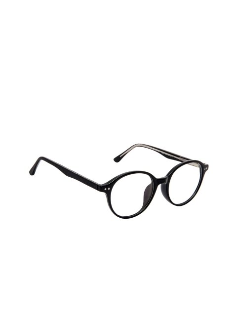 

Cardon Unisex Black Solid Full Rim Round Frames EWCD2411APP8038C1