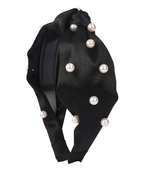 

The Magic Wand Girls Black & Off-White Beaded Hairband