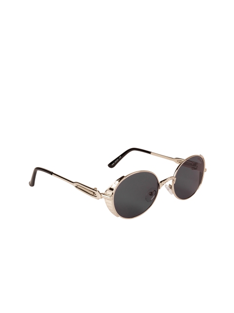 

Voyage Unisex UV Protected Round Sunglasses 1846MG3218, Black