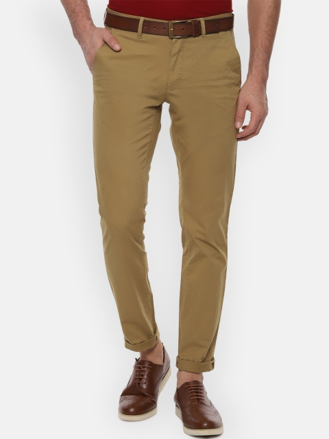 

Van Heusen Sport Men Khaki Slim Fit Solid Regular Trousers