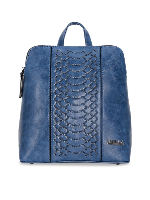 

ESBEDA Women Blue Embellished Backpack