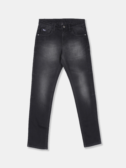 

Flying Machine Boys Black Skinny Fit Mid-Rise Clean Look Jeans