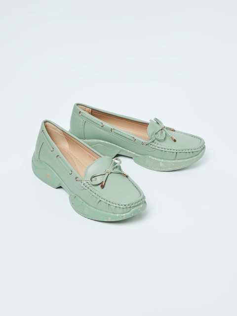 

Ginger by Lifestyle Women Green Solid Ballerinas