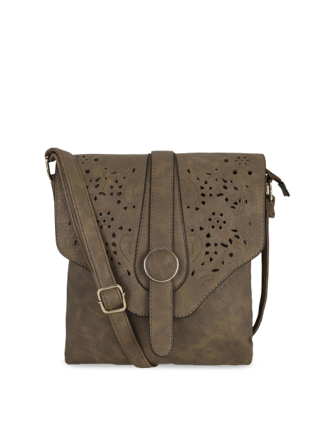 

KLEIO Brown Solid Sling Bag