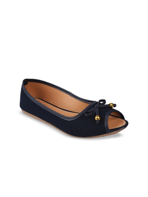 

WOMENS BERRY Women Blue Solid Ballerinas