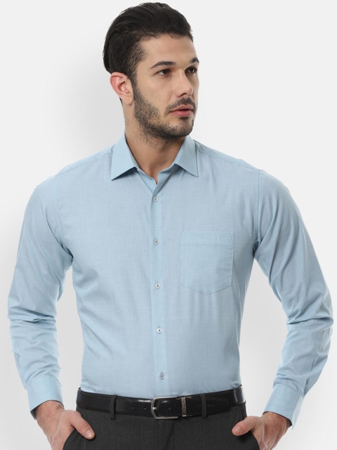 

Van Heusen Men Blue Regular Fit Solid Formal Shirt