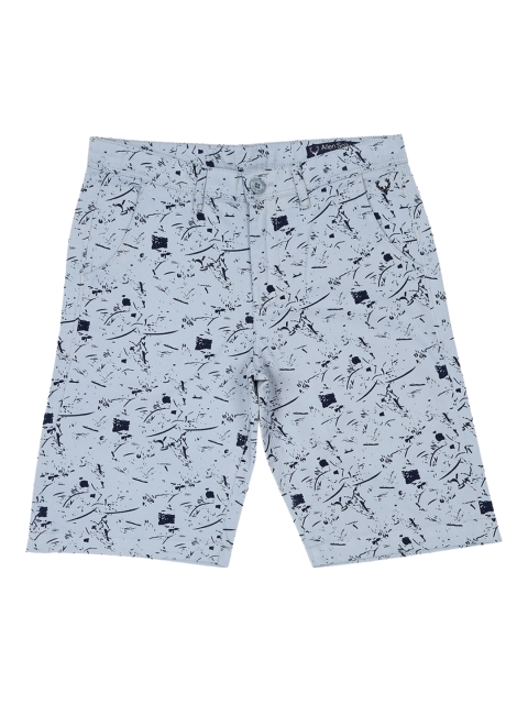 

Allen Solly Junior Boys Blue Printed Regular Fit Regular Shorts