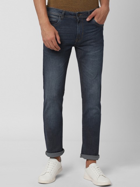 

Peter England Casuals Men Blue Tapered Fit Mid-Rise Clean Look Jeans