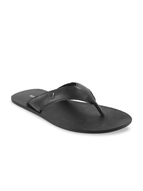 

WALKWAY Men Black Solid Sandals