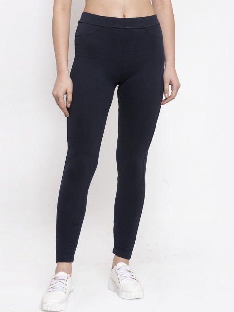 

KLOTTHE Women Blue Solid Jeggings