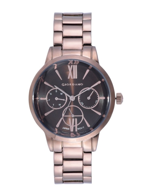 

GIORDANO Men Brown Analogue Watch