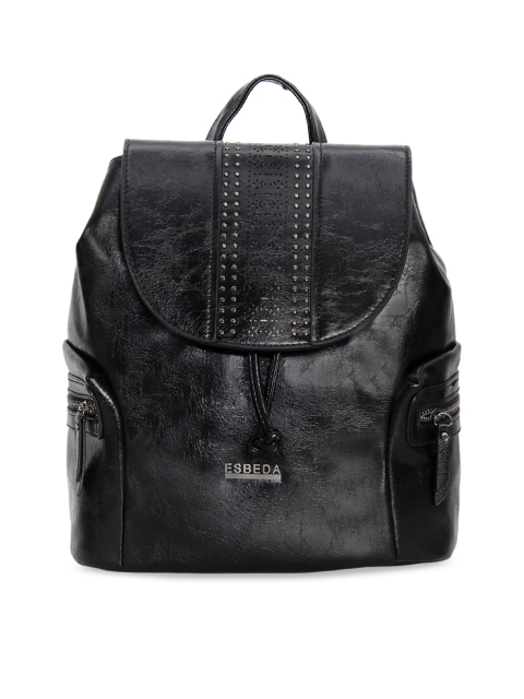 

ESBEDA Women Black Solid Backpack