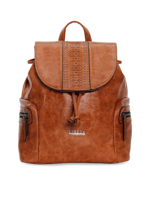 

ESBEDA Women Tan Solid Backpack