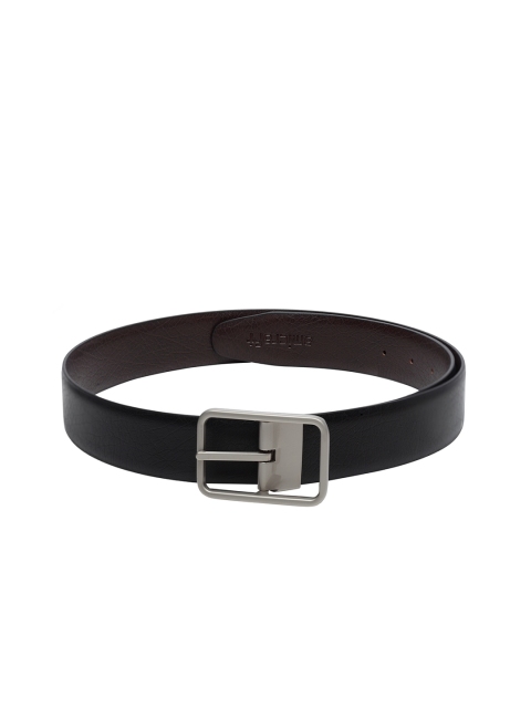 

amicraft Men Black & Coffee Brown Solid Reversible Belt