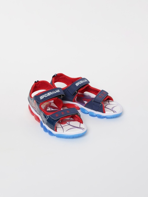 

Fame Forever by Lifestyle Boys Navy Blue Spiderman Print Sports Sandals