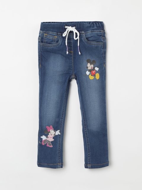

Juniors by Lifestyle Girls Navy Blue Slim Fit Mid-Rise Clean Look Jeans