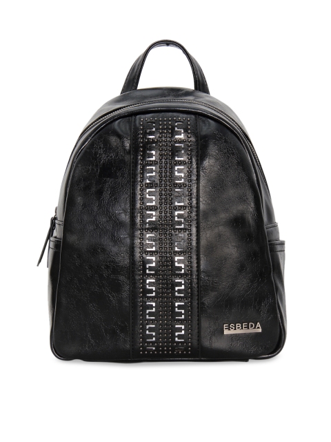 

ESBEDA Women Black Solid Backpack