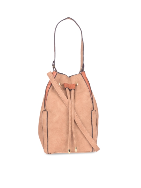 

Bagkok Pink Solid Hobo Bag