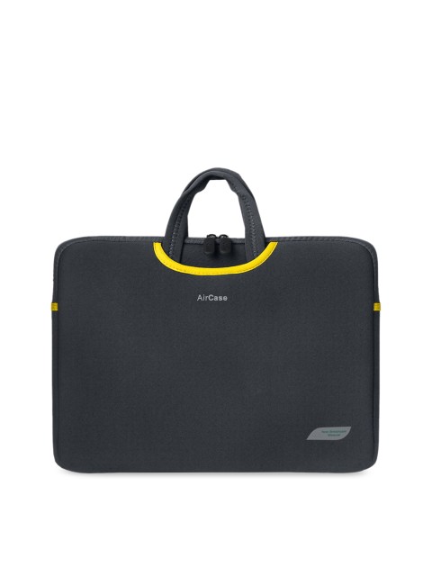 

AirCase Unisex Grey Solid Laptop Sleeve