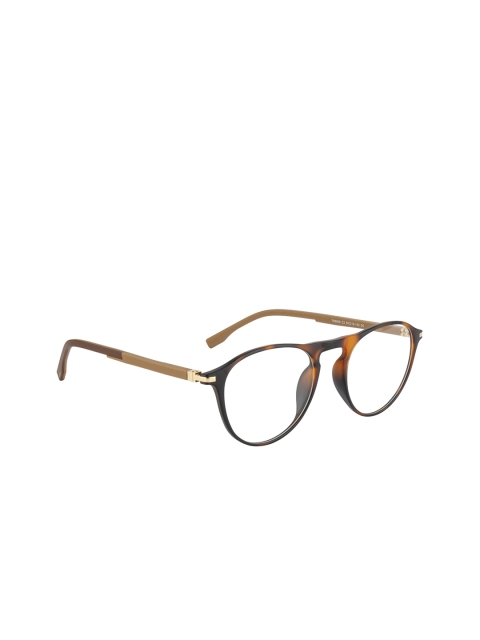 

Clark N Palmer Unisex Brown Tortoise Shell Full Rim Oval Frames CNP-TR6606-C3
