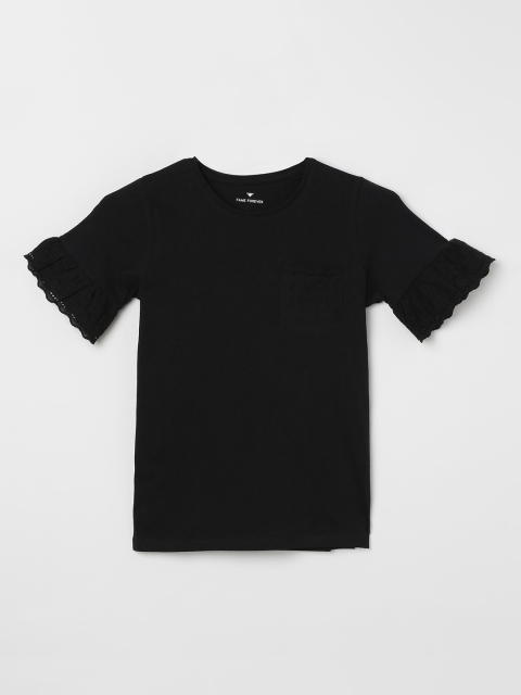 

Fame Forever by Lifestyle Girls Black Solid Top