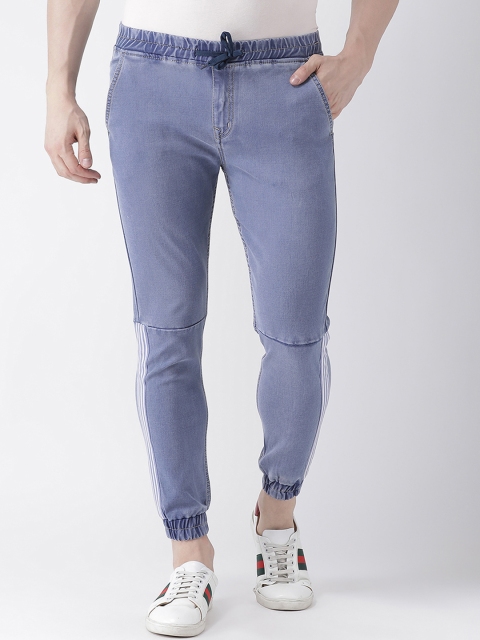 

REALM Men Blue Jogger Mid-Rise Clean Look Jeans
