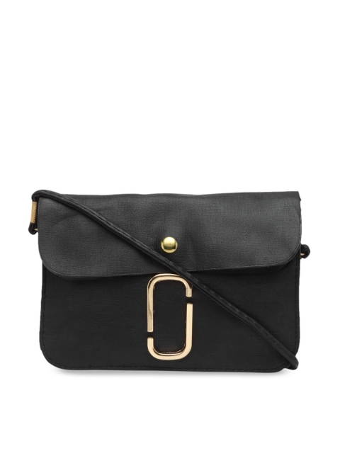 

Moedbuille Women Black Solid Two Fold Wallet