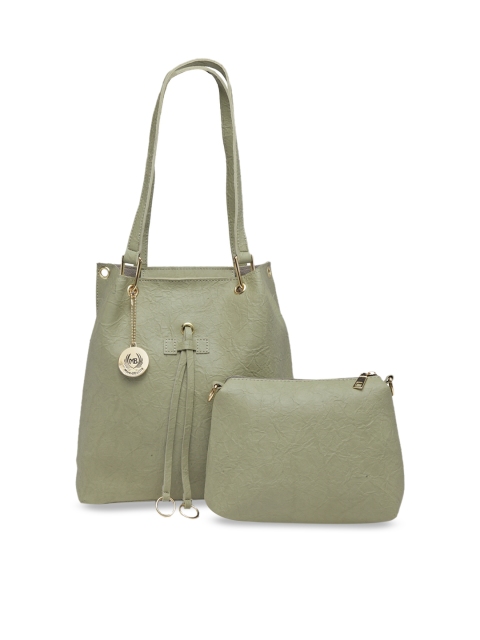 

Moedbuille Green Solid Shoulder Bag