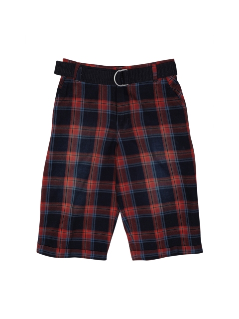 

Noddy Boys Orange Checked Regular Fit Shorts