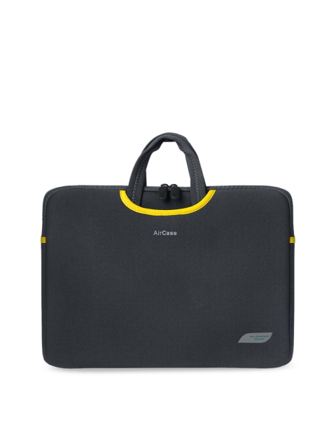 

AirCase Unisex Grey Solid Laptop Sleeve