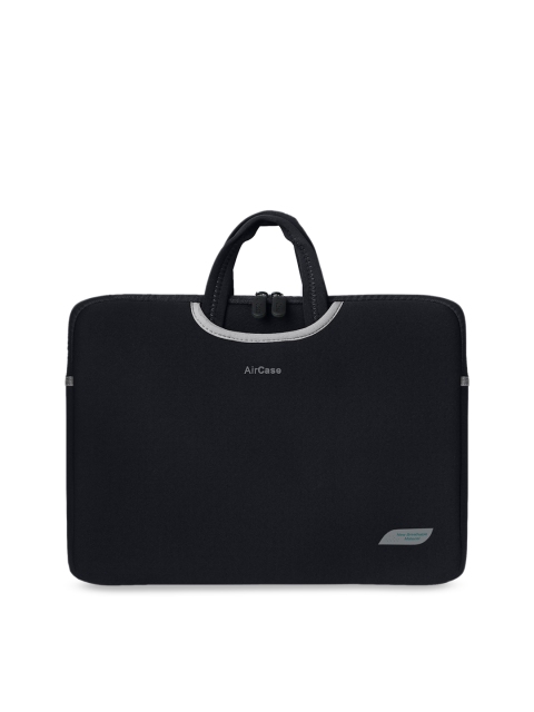 

AirCase Unisex Black Solid Laptop Sleeve