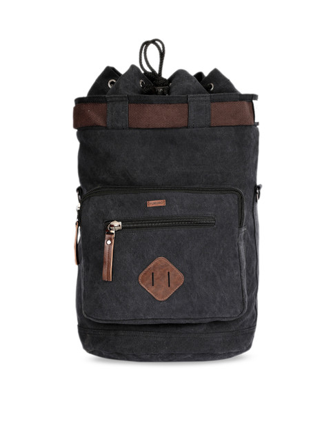 

FUKURO Unisex Black Solid Backpack