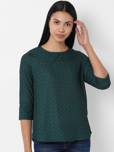 

Allen Solly Women Green Printed Top
