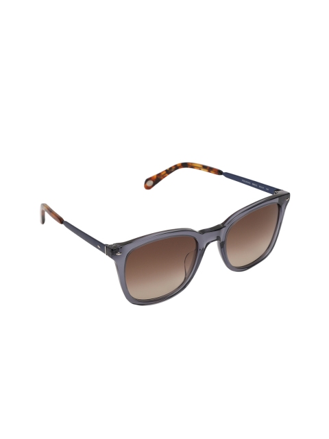 

Fossil Unisex Rectangle Sunglasses 2266120BS52CC, Brown