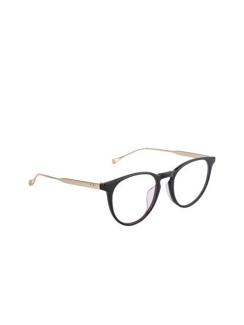 

Clark N Palmer Unisex Black Solid Full Rim Oval Frames CNP-G8044-C02