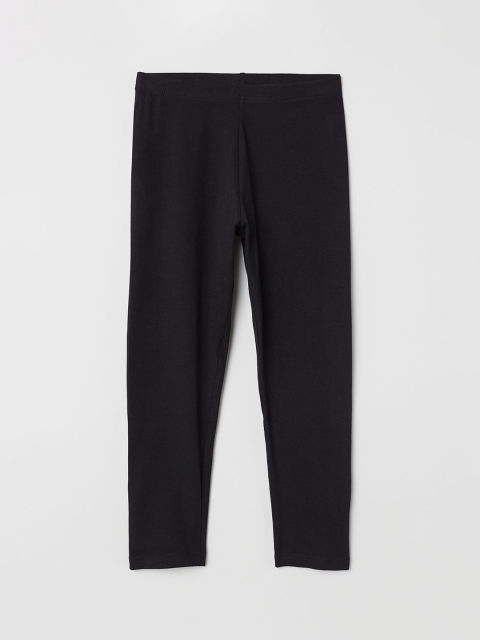 

H&M Women Black Solid 3/4-Length Leggings