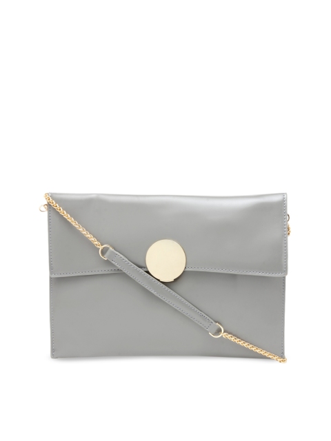 

Moedbuille Grey Solid Sling Bag