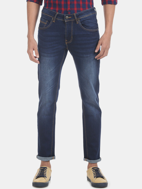 

Cherokee Men Blue Skinny Fit Mid-Rise Clean Look Jeans