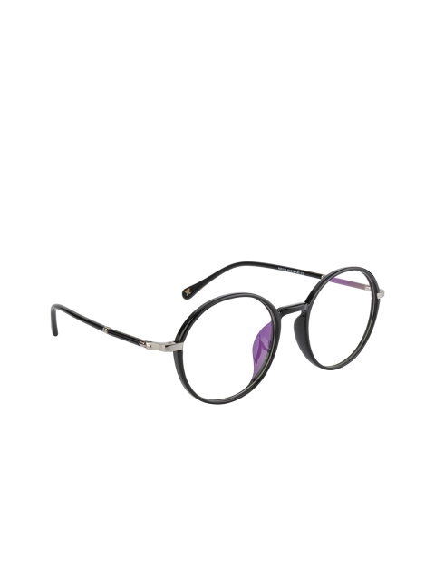 

Clark N Palmer Unisex Black Solid Full Rim Round Frames CNP-H35115-C1